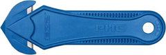 PHC - Recessed/Hook Blade Safety Cutter - Blue Glass Filled Nylon Handle, 1 Blade Included - All Tool & Supply