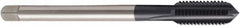 Seco - M27x3.00 Metric 6HX 4 Flute TiAlN Finish Powdered Metal Straight Flute Machine Tap - Modified Bottoming, Right Hand Thread, 160mm OAL, 38mm Thread Length, H6 Limit, Oversize - All Tool & Supply