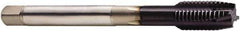 Seco - M14x2.00 Metric, 4 Flute, AlTiN Finish, Powdered Metal Spiral Point Tap - Plug Chamfer, Right Hand Thread, 4.3307" OAL, 63/64" Thread Length, 11mm Shank Diam, 6HX Class of Fit - Exact Industrial Supply