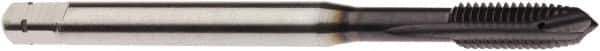 Seco - M10x1.50 Metric, 3 Flute, AlTiN Finish, Powdered Metal Spiral Point Tap - Plug Chamfer, Right Hand Thread, 3-15/16" OAL, 0.7559" Thread Length, 10mm Shank Diam, 6HX Class of Fit - Exact Industrial Supply