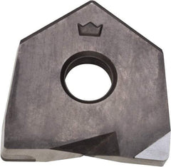 Millstar - BDS20 Grade CM10 CBN Milling Insert - Uncoated, 1/8" Thick, 20mm Inscribed Circle, 1mm Corner Radius - All Tool & Supply