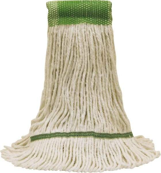 O-Cedar - 5" Green Head Band, Medium Blended Fiber Loop End Mop Head - 4 Ply - All Tool & Supply