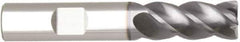 Niagara Cutter - 1/2", 4 Flute, Single End, Solid Carbide, 0.03" Corner Radius End Mill - 3" OAL, Right Hand Flute, 1-1/4" LOC, Right Hand Cut - All Tool & Supply