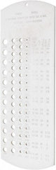 SPI - Drill Gages Minimum Hole Size (Wire): #60 Maximum Hole Size (Wire): #1 - All Tool & Supply