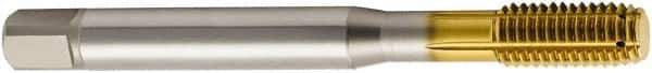 Seco - M12x1.25 Metric 6HX H6 Thread Limit Modified Bottoming Thread Forming Tap - Vanadium High Speed Steel, TiN Finish, 100mm OAL, 21mm Thread Length, Right Hand Thread - All Tool & Supply