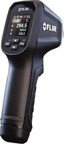 FLIR - -30 to 650°C (-22 to 1,202°F) Infrared Thermometer - 24:1 Distance to Spot Ratio - All Tool & Supply