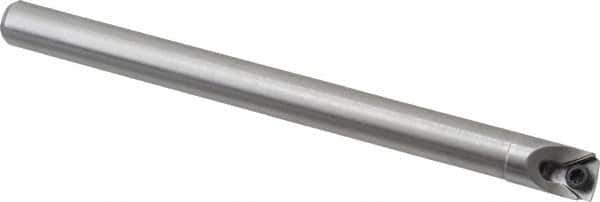 Hertel - 0.438" Min Bore Diam, 5" OAL, 3/8" Shank Diam, HBBQ Indexable Boring Bar - 1-1/2" Max Bore Depth, TPC.. Insert, Screw Holding Method - All Tool & Supply