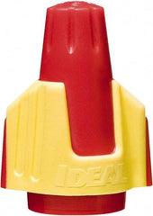 Ideal - 2, 18 to 4, 10 AWG, 600 Volt, Flame Retardant, Wing Twist on Wire Connector - Red & Yellow, 221°F - All Tool & Supply