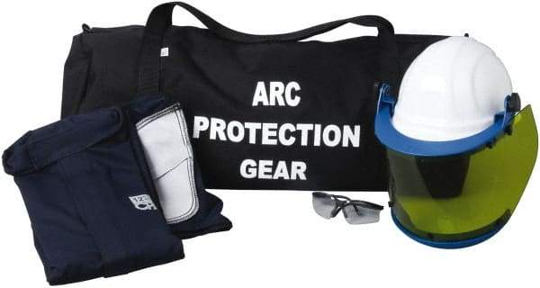 PRO-SAFE - Size M, 2 HRC, Arc Flash Clothing Kit - 12 cal per Sq cm, Hard Cap Protection - All Tool & Supply