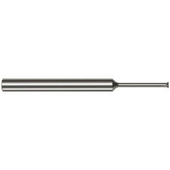 Harvey Tool - 0.165" Diam 90° 0.019" Chamfer 6-Flute Solid Carbide Back Chamfer - Exact Industrial Supply