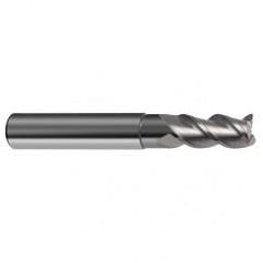 7/16" Dia. - 2-3/4" OAL - 3 FL Variable Helix Bright Carbide End Mill - All Tool & Supply