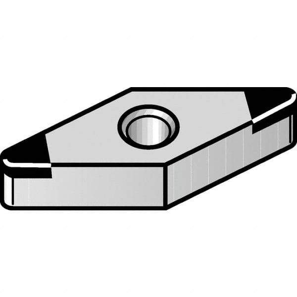 Kennametal - VNGM333 CB1 Grade KBH20 PCBN Turning Insert - 35° Diamond, 3/8" Inscr Circle, 3/16" Thick, 3/64" Corner Radius - All Tool & Supply