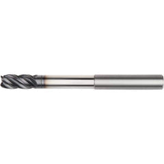 Kennametal - 16mm, 4 Flute, Single End, Solid Carbide, Corner Chamfer End Mill - 150mm OAL, 38° Helix, Right Hand Flute, 32mm LOC, Right Hand Cut, 100mm Extended Reach - All Tool & Supply