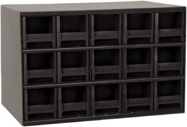 Akro-Mils - 15 Drawer, Small Parts Cabinet - 11" Deep x 17" Wide x 11" High - All Tool & Supply