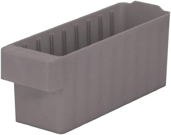 Akro-Mils - 15 Lb. Load Capacity, 11-5/8" Deep, Gray Polymer Drawer Bin - 4-5/8" High x 3-3/4" Wide x 11-5/8" Long - All Tool & Supply