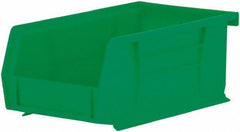 Akro-Mils - 10 Lb. Load Capacity, 7-3/8" Deep, Green Polymer Hopper Stacking Bin - 3" High x 4-1/8" Wide x 7-3/8" Long - All Tool & Supply