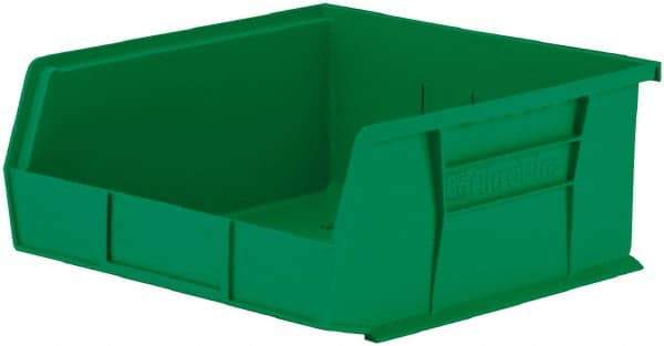 Akro-Mils - 50 Lb. Load Capacity, 10-7/8" Deep, Green Polymer Hopper Stacking Bin - 5" High x 11" Wide x 10-7/8" Long - All Tool & Supply