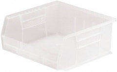 Akro-Mils - 50 Lb. Load Capacity, 10-7/8" Deep, Clear Polymer Hopper Stacking Bin - 5" High x 11" Wide x 10-7/8" Long - All Tool & Supply