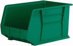 Akro-Mils - 60 Lb. Load Capacity, 18" Deep, Green Polymer Hopper Stacking Bin - 10" High x 11" Wide x 18" Long - All Tool & Supply