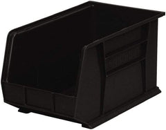 Akro-Mils - 60 Lb. Load Capacity, 18" Deep, Black Polymer Hopper Stacking Bin - 10" High x 11" Wide x 18" Long - All Tool & Supply