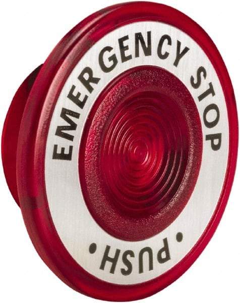 Schneider Electric - Pushbutton Switch Push-Pull Knob - Red, Round Button, Nonilluminated - All Tool & Supply