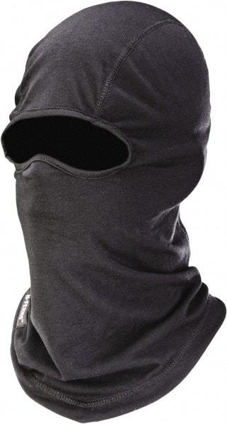 Ergodyne - Black, Underneath Hard Hat Winter Liner - Regular Length, 1 Layer - All Tool & Supply