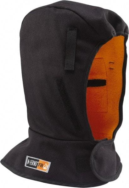 Ergodyne - Black, Underneath Hard Hat Winter Liner - Shoulder Length, 2 Layer - All Tool & Supply