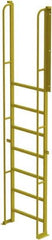 TRI-ARC - 122" 8 Step Configurable Crossover Ladder - 90° Incline, 1,000 Lb Capacity, 80" Platform Height, 30" Base Width x 15" Base Depth, Perforated Tread - All Tool & Supply