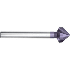 Magafor - 25mm Head Diam, 25/32" Shank Diam, 90° Cobalt Countersink - 4-11/16" OAL, Single End, Straight Shank, Right Hand Cut - All Tool & Supply