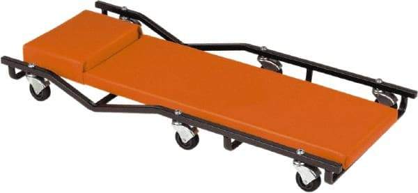 Whiteside - 570 Lb Capacity, 6 Wheel Creeper - Steel, 40" Long x 3-3/4" High x 17" Wide - All Tool & Supply