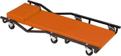 Whiteside - 570 Lb Capacity, 6 Wheel Creeper - Steel, 40" Long x 3-3/4" High x 17" Wide - All Tool & Supply