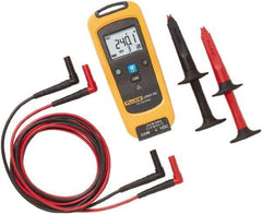 Fluke - 6 VDC to 1,000 VDC, Voltage Tester - LCD Display, +/-0.09 (up to 1,000 V), 0.15 (1,000 V)% Basic DC Accuracy, AA Power Supply - All Tool & Supply