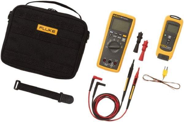 Fluke - 6 Piece, FC Wireless Temperature Kit - 1,000 Volt Max, LCD Display - All Tool & Supply