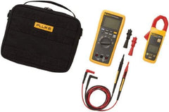 Fluke - 4 Piece, FC Wireless AC Current Clamp Kit - 1,000 Volt Max, LCD Display - All Tool & Supply