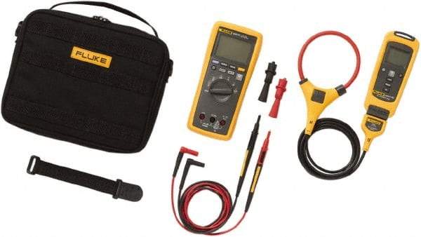 Fluke - 5 Piece, FC Wireless AC Current Clamp Kit - 1,000 Volt Max, LCD Display - All Tool & Supply