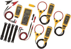 Fluke - 9 Piece, FC Series Wireless Multimeter Kit - 1,000 Volt Max, LCD Display - All Tool & Supply