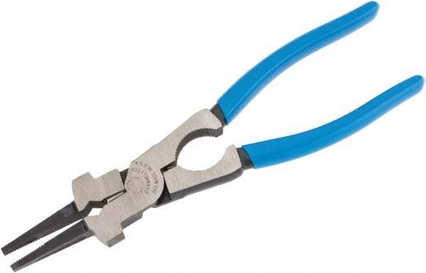 Channellock - 9" OAL, 69mm Jaw Length, Welding Pliers - Serrated Jaw, Plastisol Handles - All Tool & Supply