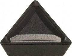 Hertel - TPMR222 P5 Grade HC1150T Carbide Turning Insert - Proprietary Finish, 60° Triangle, 1/4" Inscr Circle, 1/8" Thick, 1/32" Corner Radius - All Tool & Supply