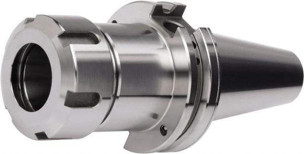 Accupro - 0.019" to 13/32" Capacity, 3-1/2" Projection, CAT40 Dual Contact Taper, ER16 Collet Chuck - 6-3/16" OAL - Exact Industrial Supply