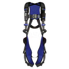 Fall Protection Harnesses: 420 Lb, Vest Style, Size Small, For General Purpose, Back Quick-Connect Leg Strap, Quick-Connect Chest Strap, Back & Leg Padding