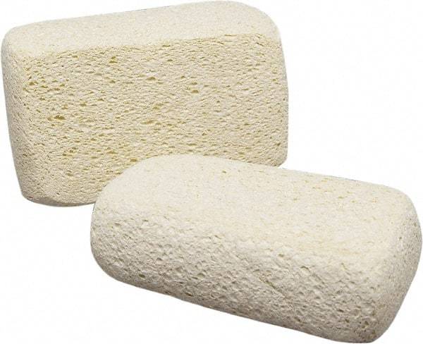 Ability One - 6-1/2" Long x 2.13" Wide x 1" Thick Scouring Sponge - Non-Abrasive, Tan - All Tool & Supply