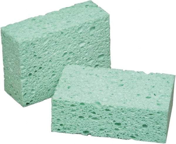 Ability One - 5-3/4" Long x 1-3/4" Wide x 1" Thick Scouring Sponge - Non-Abrasive, Green - All Tool & Supply