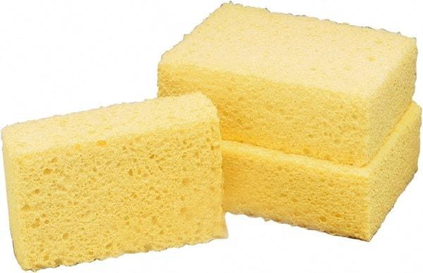 Ability One - 5-3/4" Long x 1-3/4" Wide x 1" Thick Scouring Sponge - Non-Abrasive, Tan - All Tool & Supply