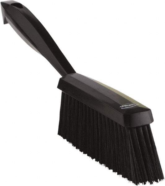 Vikan - 14" OAL, Polyester Staple Set Bench Brush - 2" Bristle Length, 6-3/8" Long Head, Black - All Tool & Supply