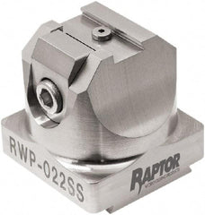 Raptor Workholding - 3/8" Jaw Width, 2" High x 2.07" Long x 2.07" Wide Dovetail Vise - For Use with 4 & 5 Axis Workholding Systems - All Tool & Supply