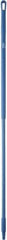 Vikan - 59 x 1-1/4" Fiberglass Squeegee Handle - European Threaded Connection, Blue - All Tool & Supply