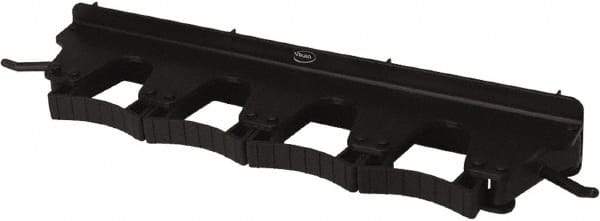 Vikan - 22 Lb Capacity, 3-5/32" Projection, Polypropylene/Rubber Wall Strip Organizer - 15-1/2" OAL - All Tool & Supply