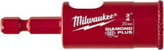 Milwaukee Tool - 3/4" Diam, 1-1/2" Cutting Depth, Hole Saw - Diamond Grit Saw, Continuous Edge - All Tool & Supply