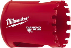 Milwaukee Tool - 1-1/2" Diam, 1-1/2" Cutting Depth, Hole Saw - Diamond Grit Saw, Continuous Edge - All Tool & Supply