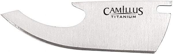 Clauss - 2 Piece Titanium Bonded Stainless Steel Folding Knife Blade - 2-1/2" OAL - All Tool & Supply